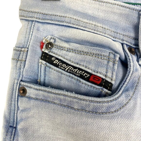 Diesel 1978 Womens Blue Light Wash Zatiny Denim Stretch Jeans 008D8 Estimate 27 - Picture 16 of 16